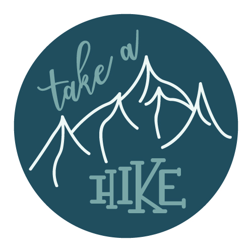 take a hike sticker